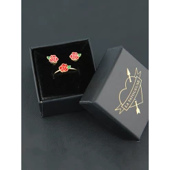 Bague Et Puces La Tatoueuse Rose