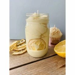 Bougie Mousse 280g Tarte Au Citron - HORIZON BIEN ETRE