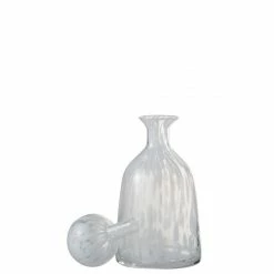 Carafe Bouteille En Verre Transparent Avec Tache Blanche