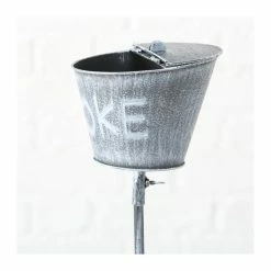 Cendrier De Jardin Sur Pied "Smoke " En Métal Gris -Épicerie Soldes Boutique cendrier de jardin sur pied smoke en metal gris 2