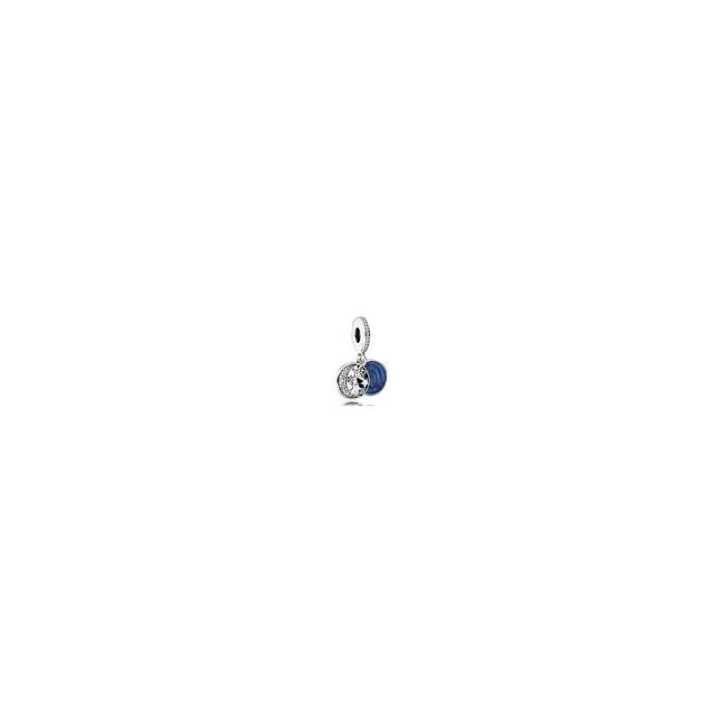 Charm Pendant Lune Et Ciel Bleu PANDORA MOMENTS 1 Charm Pendant Lune Et Ciel Bleu PANDORA MOMENTS