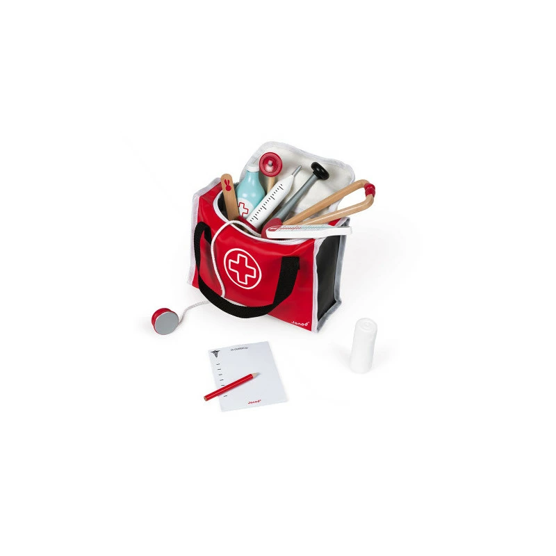 Mallette Du Docteur (bois) Janod 2 Mallette Du Docteur (bois) Janod – Image 2