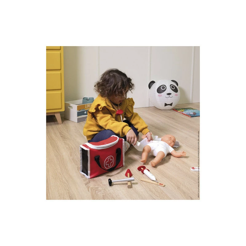 Mallette Du Docteur (bois) Janod 3 Mallette Du Docteur (bois) Janod – Image 3