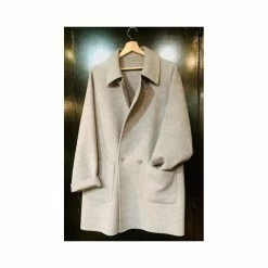 Manteau Laine Gris