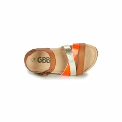 Nu Pieds Marron Lulune GBB -Épicerie Soldes Boutique nu pieds marron lulune gbb 2