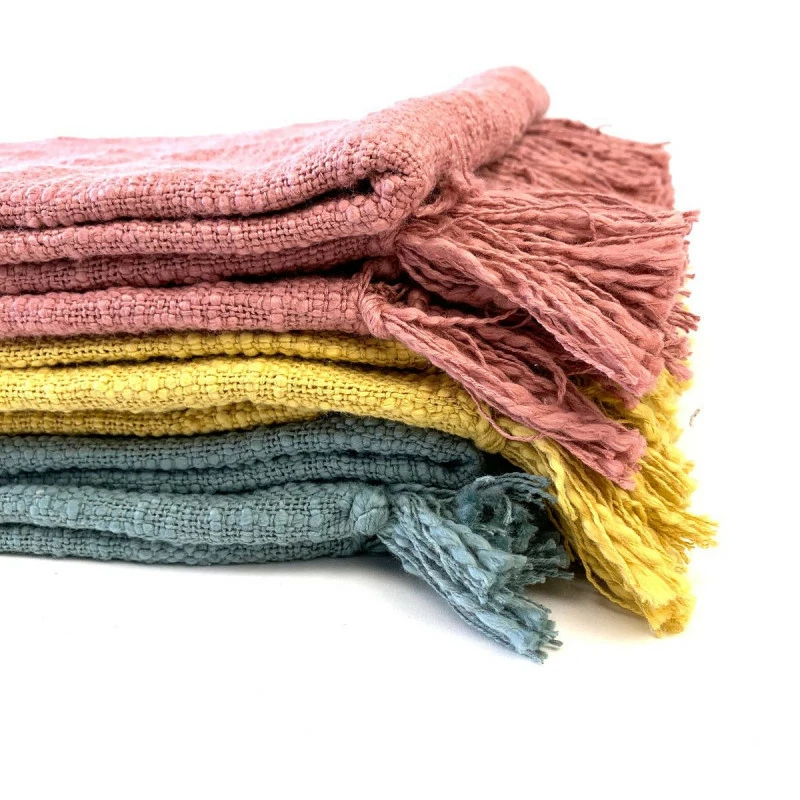 Plaid Shellia Ocre 4 Plaid Shellia Ocre – Image 4