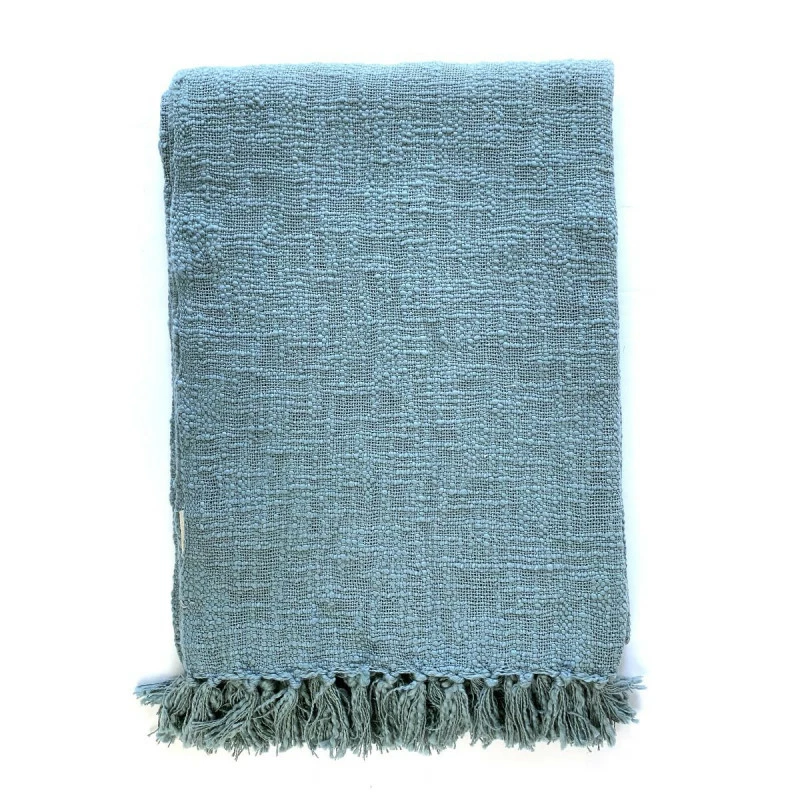 Plaid Bleu Shelia 1 Plaid Bleu Shelia