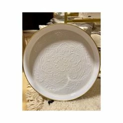 Plateau Berbère Blanc -Épicerie Soldes Boutique plateau berbere blanc 2