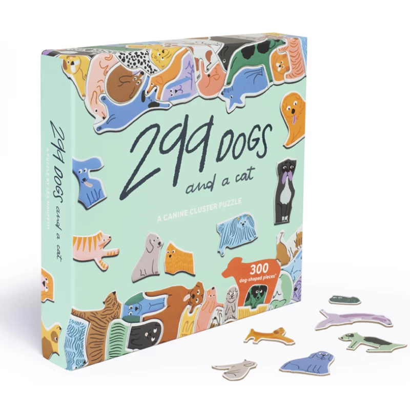 Puzzle 299 Chiens Et Un Chat 1 Puzzle 299 Chiens Et Un Chat